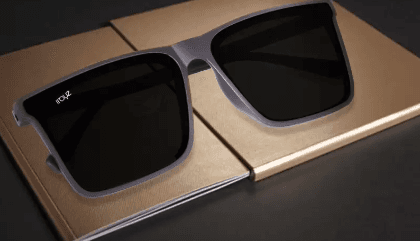 UV Protection, Riding Glasses Retro Square Sunglasses