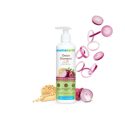 Mamaearth Onion Shampoo For Hair Fall Control & Hair Growth With Onion & Plant Keratin