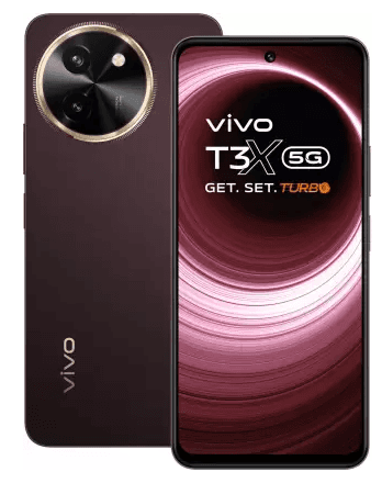 vivo T3x 5G (Crimson Bliss, 128 GB)  (6 GB RAM